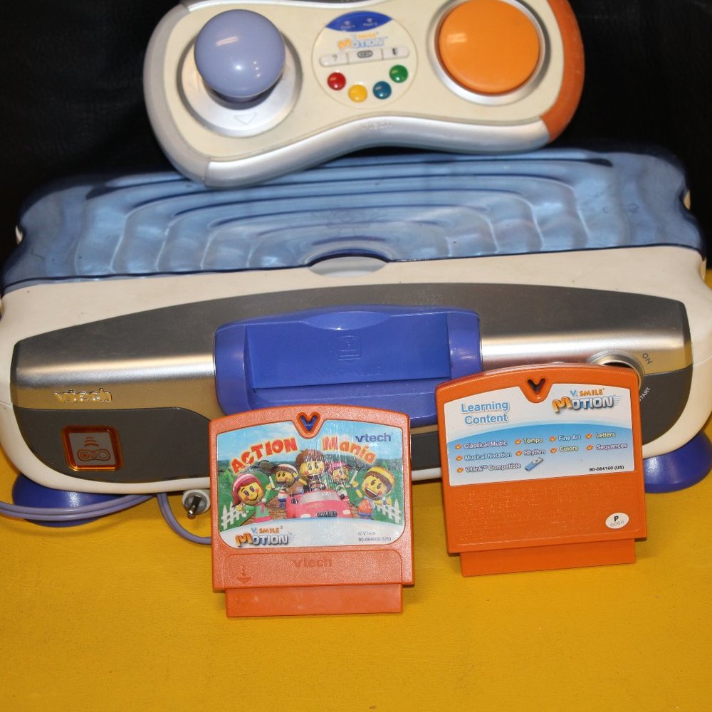 KIDS VTECH VIDEO LEARNING GAME SYSTEM